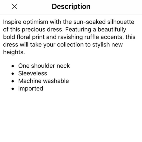 NWOT Kaari Blue One Shoulder Ruffle Dress XL - Picture 7 of 7